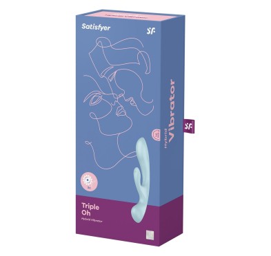 Króliczek wibrator masaż łechtaczki satisfyer blue